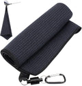 40cm*40cm Microfiber Golf Towel Strength Magnetic Golf Towels for Golf Bags for Men & Women Black Customized Logo Accessories