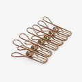 Factory Custom Packaging 316 Stainless Steel Outdoor Drying Clothes Pegs Set for Living Room Kitchen & Bedding Use-Bag & Shoes