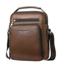 1101 Two Colors Custom Wholesale Fashion Plain PU Leather Black Men College Crossbody Small Sling Shoulder Bag