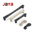Wholesale Furniture Door Drawer Kitchen Door Handles Zinc Home Black and White Cabinet Pull Drawer Handle for Aluminum Door Knob