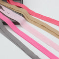 Wholesale Elastic Twill Printed Solid Color 5/8 Inch Colored Spandex/Nylon Facemask Piping Tape
