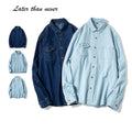 Unisex Leisure Windproof Spring Men's Jacket Long Sleeve Denim Blouse Streetwear Casaco Masculino