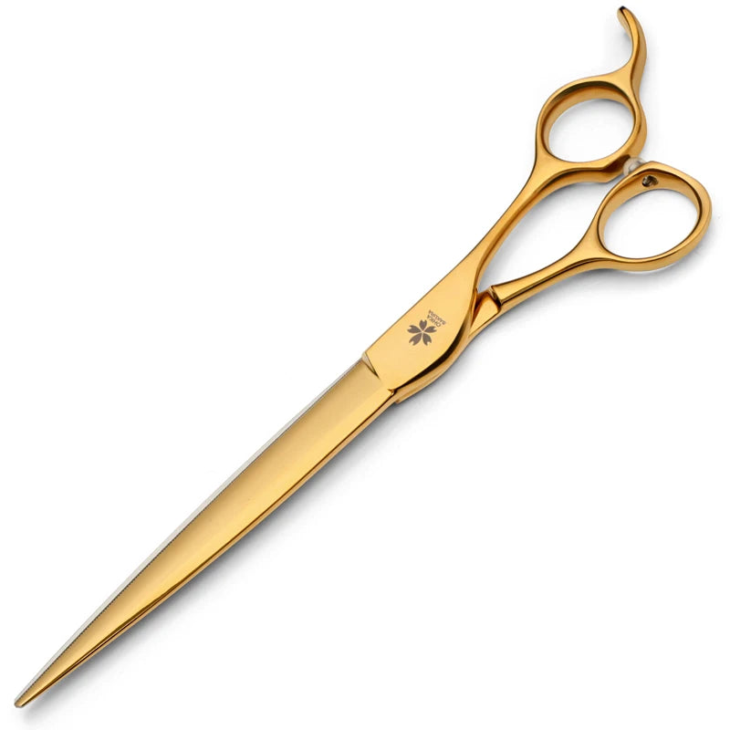 Comprehensive Refined 7.25-inch Direct Shear Japanese Vg10 V-tooth Non Hair Running Professional Shaving Pet Beauty Scissors