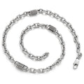 KALEN Punk Hiphop Locomotive Link Chain 55cm Necklace Men Special Stainless Steel Jewelry Necklaces