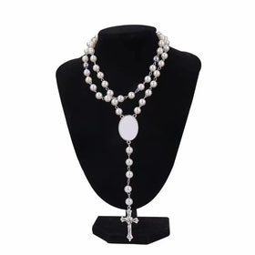 Modern Home Decor Sublimation Rosary Necklaces/Bracelets for Anniversary Memory Gifts & Customized Photo Jewelry
