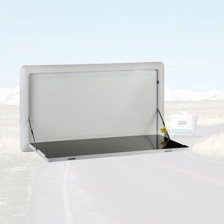 Campervan Outside Picnic Wall Mounted Table 800*450 mm ASA Folding Wall Table Lockable Wall Table Kit for Motorhomes