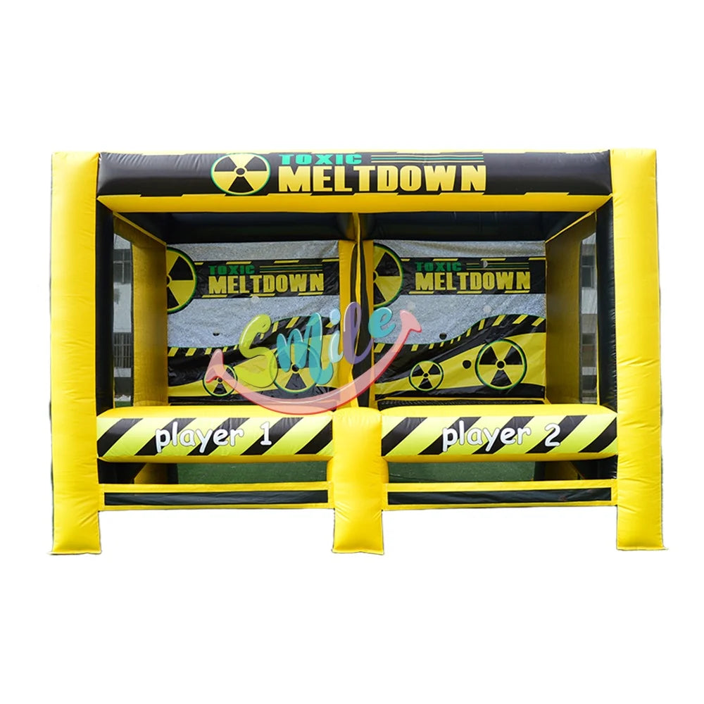 Commercial Inflatable Cannonball Air Blaster Inflatable Gun Shooting Sport Games for Kids and Adults