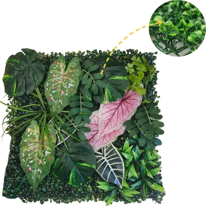 Wholesale UV Plant Flower Artificial Green Plant Grass Wall Vertical Garden Grass