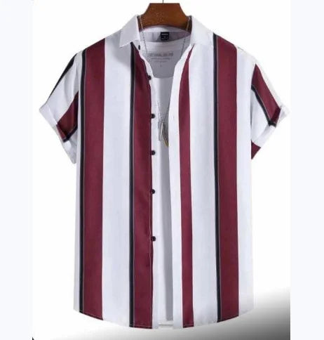 Customized Men's Casual Hawaiian Print Shirt 100% Polyester Breathable Streetwear with Floral 3D Patterns ODM Supply