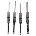 4pcs Set Professional Twist Drill Bits Set Woodworking Tool HSS Wood Square Hole Drill Bit Set