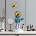 New Design 55CM 42CM Astronaut Sculpture Life Size Cosmonaut Statue for Outdoor Art Decoration Balloon Astronaut