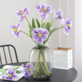JCF496 Single Branch Open Tulip Simulation Flower Home Table Flower Decoration Wedding Ceremony Artificial Flowers