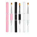 Gel Spatula Pen Nail Tools Uv Gel Brush Double Head Nail Gel Tip Extension Acrylic Art Brush