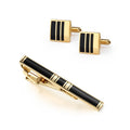 Daili Wholesale Men's Suit Shirt Accessory Set Brass Tie Bar & Cuff Links Various Sets for Wedding Engagement or Gift