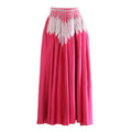 OUDINA Western Style Top Quality Bow Ruffled High Waist Fashion Casual Women Skirt