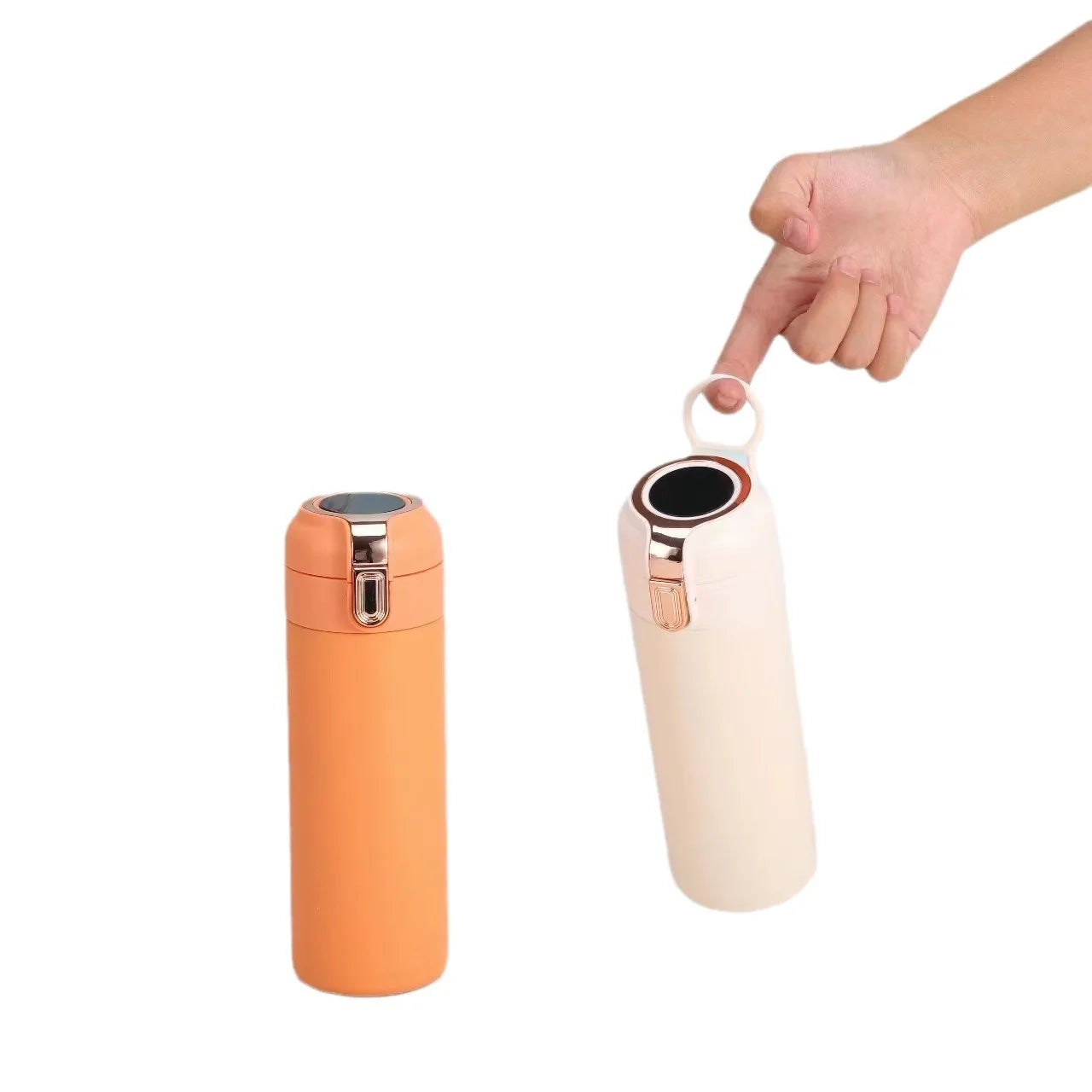 New 304 Stainless Steel Vacuum Mug Portable Student Business Gift Cup Temperature Display for Travel Hot Cold Thermal Logo