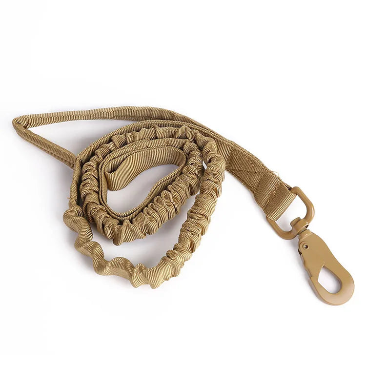 USA Hot Selling Retractable Nylon Training Dog Leads Double-handle Tactical Pet Dog Leashes