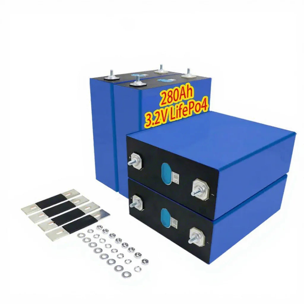 Poland Stock Grade A+ 3.2V 200Ah 280Ah 320Ah 340Ah Lifepo4 Prismatic Battery Cells for 12V 24V 48V 51.2V Solar Energy System
