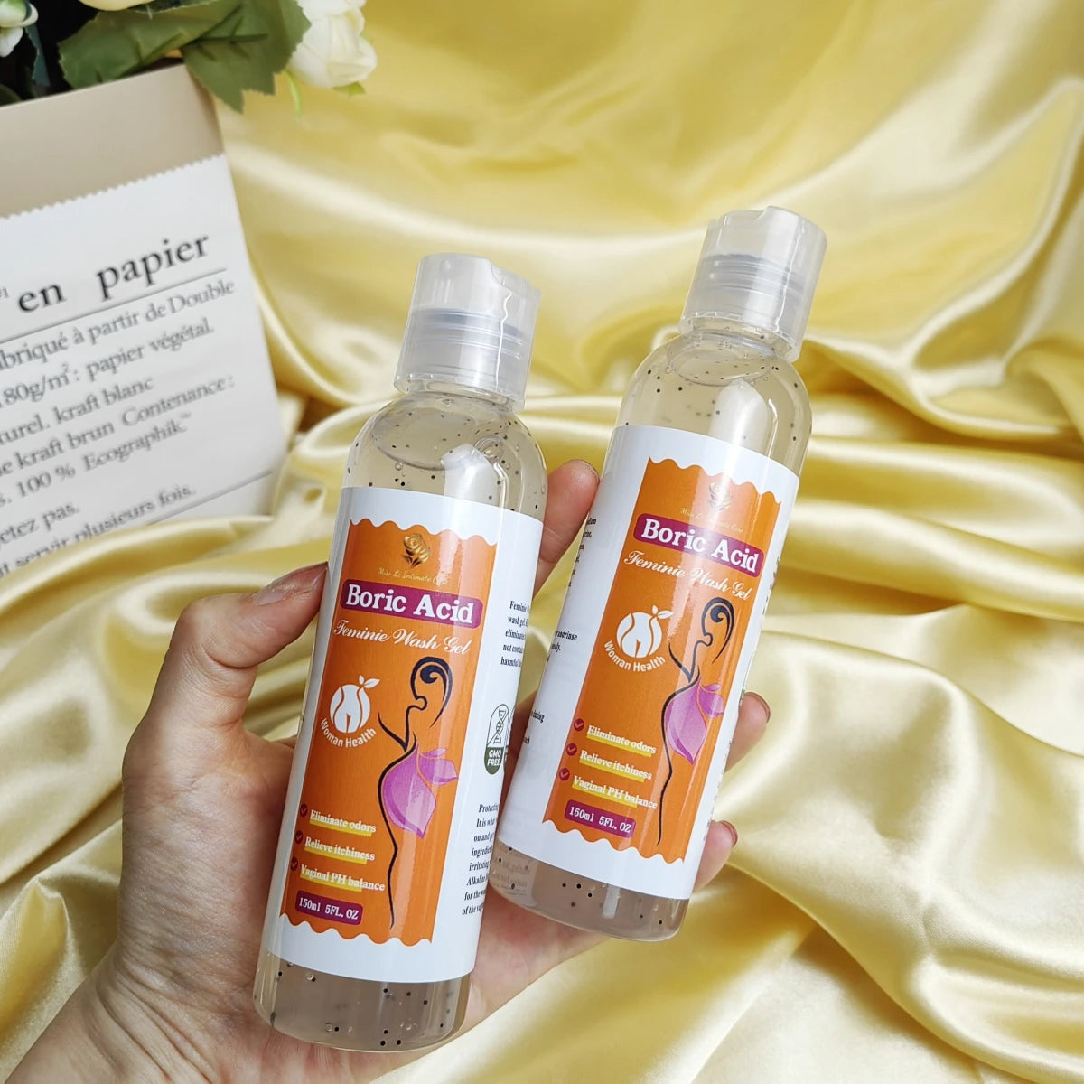 Feminine Wash Gel Medical Boric Acid Yoni Care Product Intimate Wash Gel