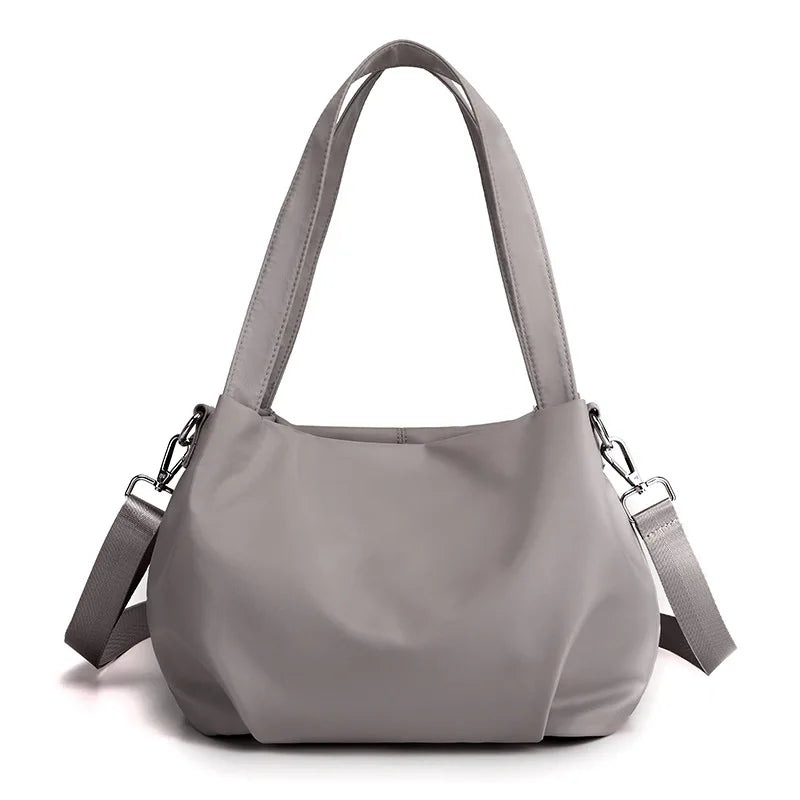 Women Handle Handbags Shoulder Pockets Zipper Purse Crossbody Nylon Bags Lightweight Travel Purses Bag
