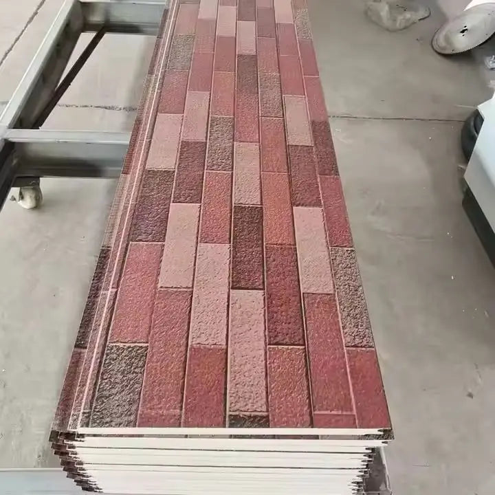 Soundproof 10mm / 16mm / 20mm / 25mm / 30mm / 50mm Building Material Prefabricated House PU Polyurethane Sandwich Panel