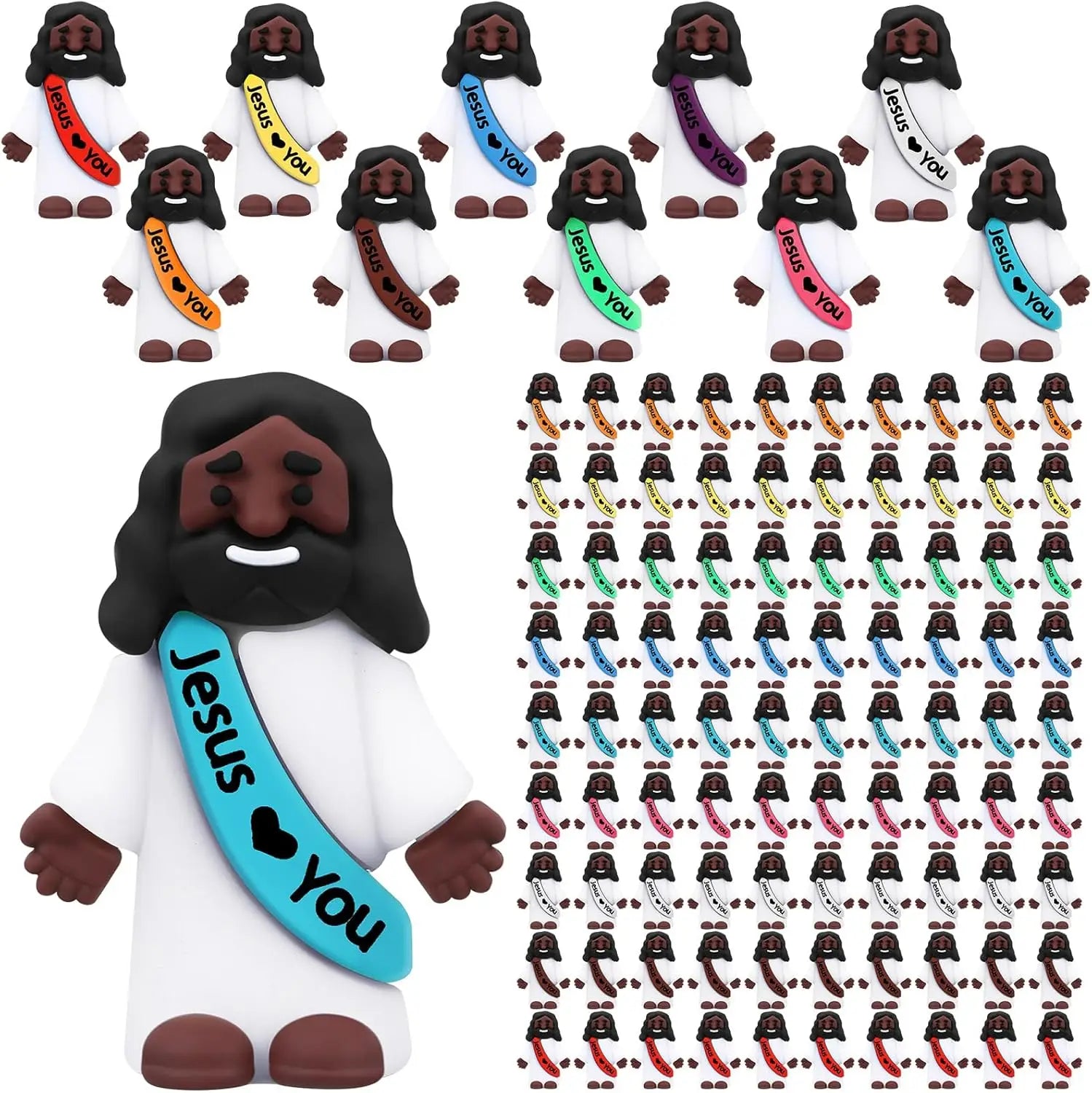 Mini Jesus Figurines Loves You Mini Black Jesus Toys Black Jesus Figurine