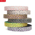 2-inch New Leopard Pattern Jacquard Strap 50mm Polyester Double-sided Jacquard Strap Leopard Pattern Strap Woven Webbing