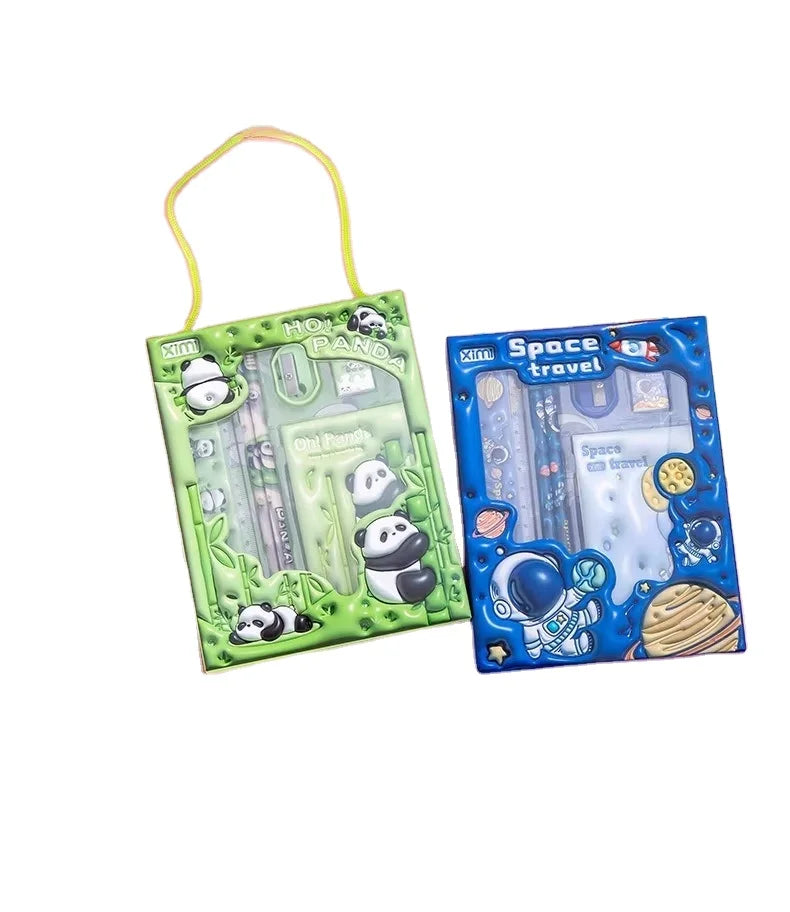 Hot Sale New Style Stationery Set Cartoon Style School Supplies a Gift for a Child Children's Gifts Customizable