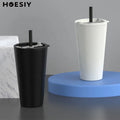 500ml Custom OEM ODM Drinkware Water Bottle Adult Office Home Travel Coffee Cup BPA Free Water Cup Direct Drinking Straw Bottle