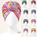 Wholesale Turkish 8 Styles Polyester Muslim Caps Hijab Cap Turban Hijab Women Turban Headband Elastic Bonnet Indian Cap