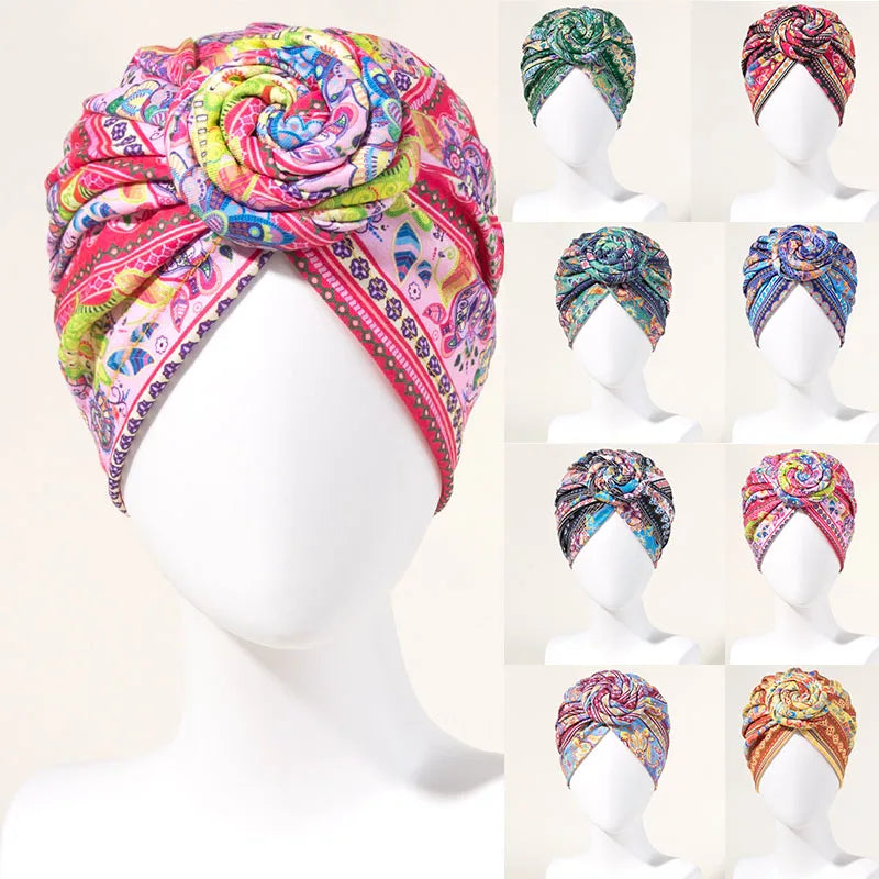 Wholesale Turkish 8 Styles Polyester Muslim Caps Hijab Cap Turban Hijab Women Turban Headband Elastic Bonnet Indian Cap
