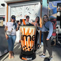 Customized Lighting Giant Milk Tea Cup Sculpture 4ft 5ft Boba Tea Cup Sculpture for Boba Shop Store Outdoor Decoration