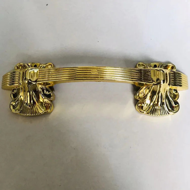 Fh9002 Funeral Decoration Accessories Wooden Plastic Coffin Handles Cheap Price Golden Color Casket Handles Made in China