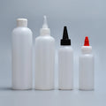 30ml 60ml 100ml 120ml 250ml 500ml clear Empty Glue Pe Soft Plastic Squeeze Bottles with Applicator