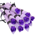 Valentine Day Gifts 2024 Multi Color Soap Flower Anniversary Mother Day Artificial Rose Flowers