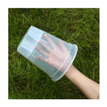 Transparent Indoor Orchid Pots Durable Plastic Flower Planter Clear Self Watering Plant Pot for Garden