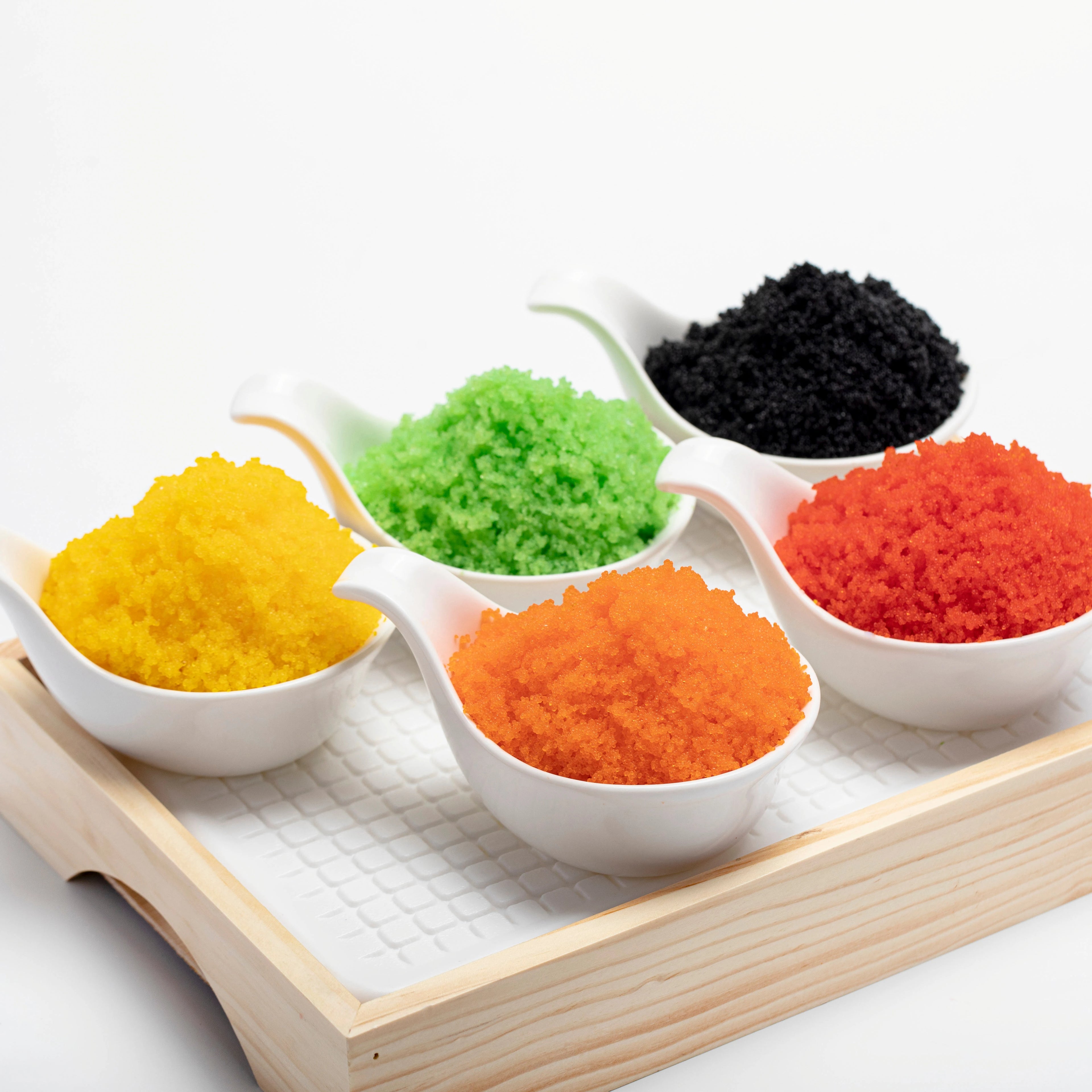 Cheap Fine Factory Frozen Straight Hair Ebiko Multi-colored Orange Green Black Yellow Red Capelin Fish Roe Ready Eat Japanese