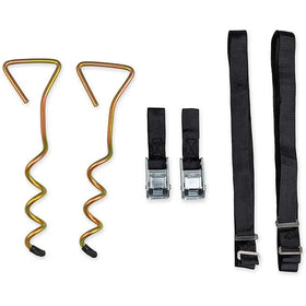Rv Awning Tie Down Kit Camper Accessories Heavy Duty Ground Anchor Kits Recreation Vehicle Parasol Fixing Anchors Sets
