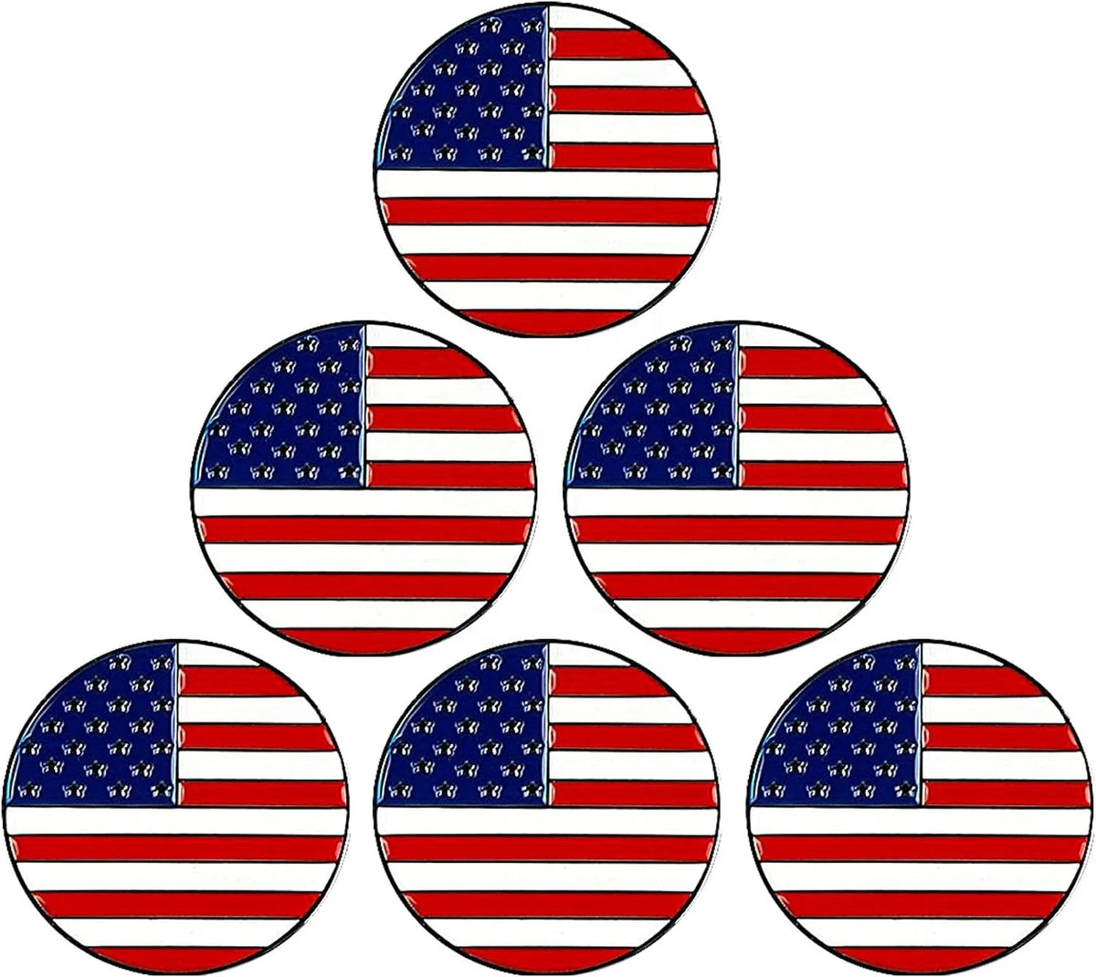 Manufacture Customize Golf Ball Markers for Men Women Golf Accesory Custom Logo Metal Golf Ball Marker