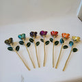 Real Rose Q-1347 Preserved Flowers 24K Artificial Red Gold Plated Dipped Rose Flower for Valentine's Gift