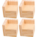 Tailai Wholesale Eco-Friendly Wooden Art Craft Wood Table Leg Accessories Polished Bed Riser and Table Risers