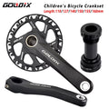 GOLDIX Children Bicycle Crankset 110mm/127mm/140mm/150mm/155mm/160mm Crank MTB Kid Crankset 28T-36T Chainring for  SRAM