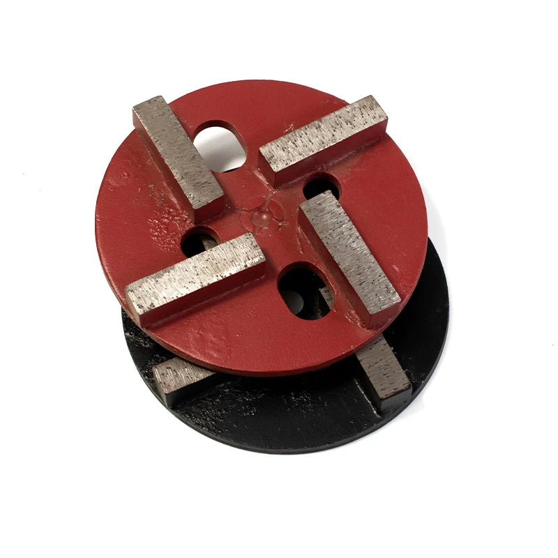 4 Bar Segments Black 30 Grit Concrete Diamond Metal Polishing Pads Grinding Abrasive Disc OEM Tools