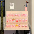 Miniature Ornament 3D Cute Cartoon Garden Decoration Animal Resin Accessories Figurine Mini Zoo Farm Figure pink Pig Resin Charm