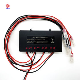 48V Battery Equalizer Balancer Huaxiao HA12L Energy Transfer Battery Balancer Equalizer With Voice Active Voltage Display 4X12V