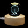 High Quality Creative 3D Elk Crystal LED Night Light Modern Wooden USB Design Home Decor Bedroom Smart Home Lights Residential
