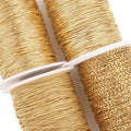 Fashion Color Preserving 18k Gold Titanium Steel Hammer Flat Fine Babysbreath Chain for DIY Jewelry Accessories
