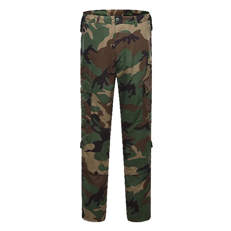 Wholesale Factory Woodland Camo Hunting Tactical Pants Combat CamouflagePants