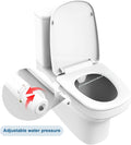 2026 Ultra Slim Non-electric Dual Knobs Bidet Toilet Seat Attachment Floor-Mounted ABS Material Self-Cleaning Cold Water Sprayer