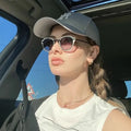 Classic Vintage Punk Style Unisex Metal PC Round Frames UV400 Sunglasses CROESUS 50919 Women Made in China